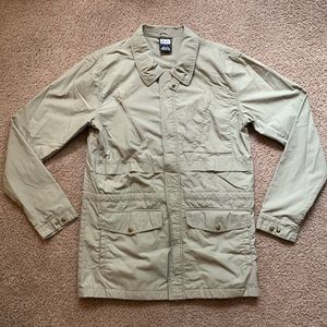 Onitsuka Tiger Men’s Army Green Trench Coat Size Medium